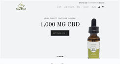 Desktop Screenshot of hemp-direct.com