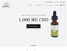 Tablet Screenshot of hemp-direct.com